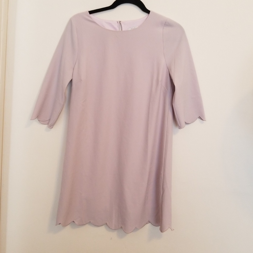 Tobi Lavernder Scallop Dress